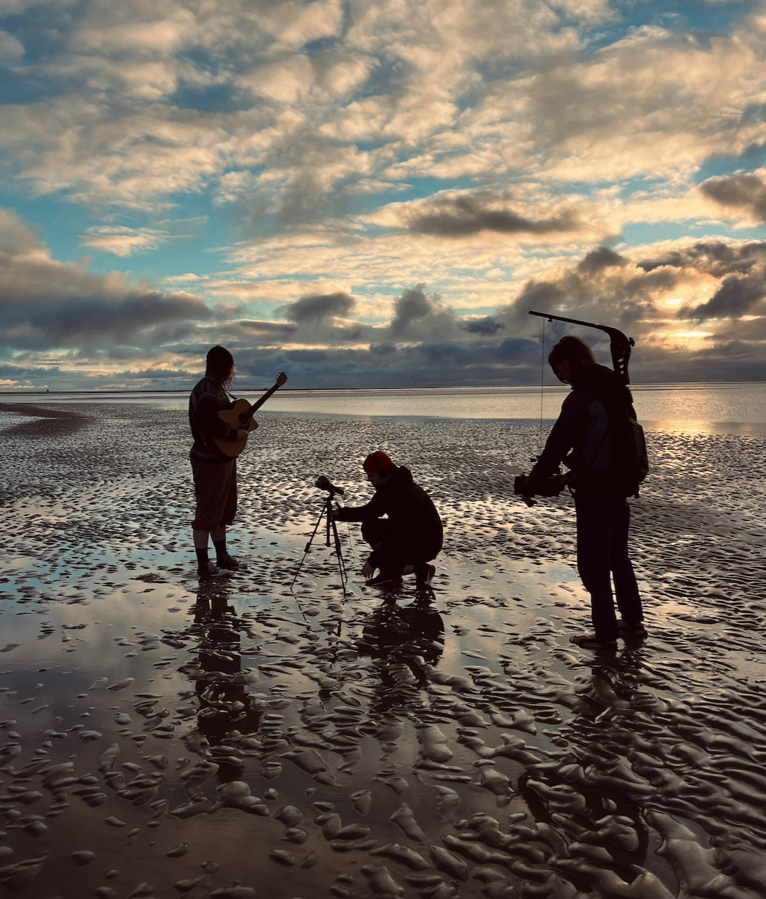 Opnames van Marit Nygard op de Waddenzee